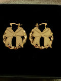 Bow Luxe Hoops - 30mm