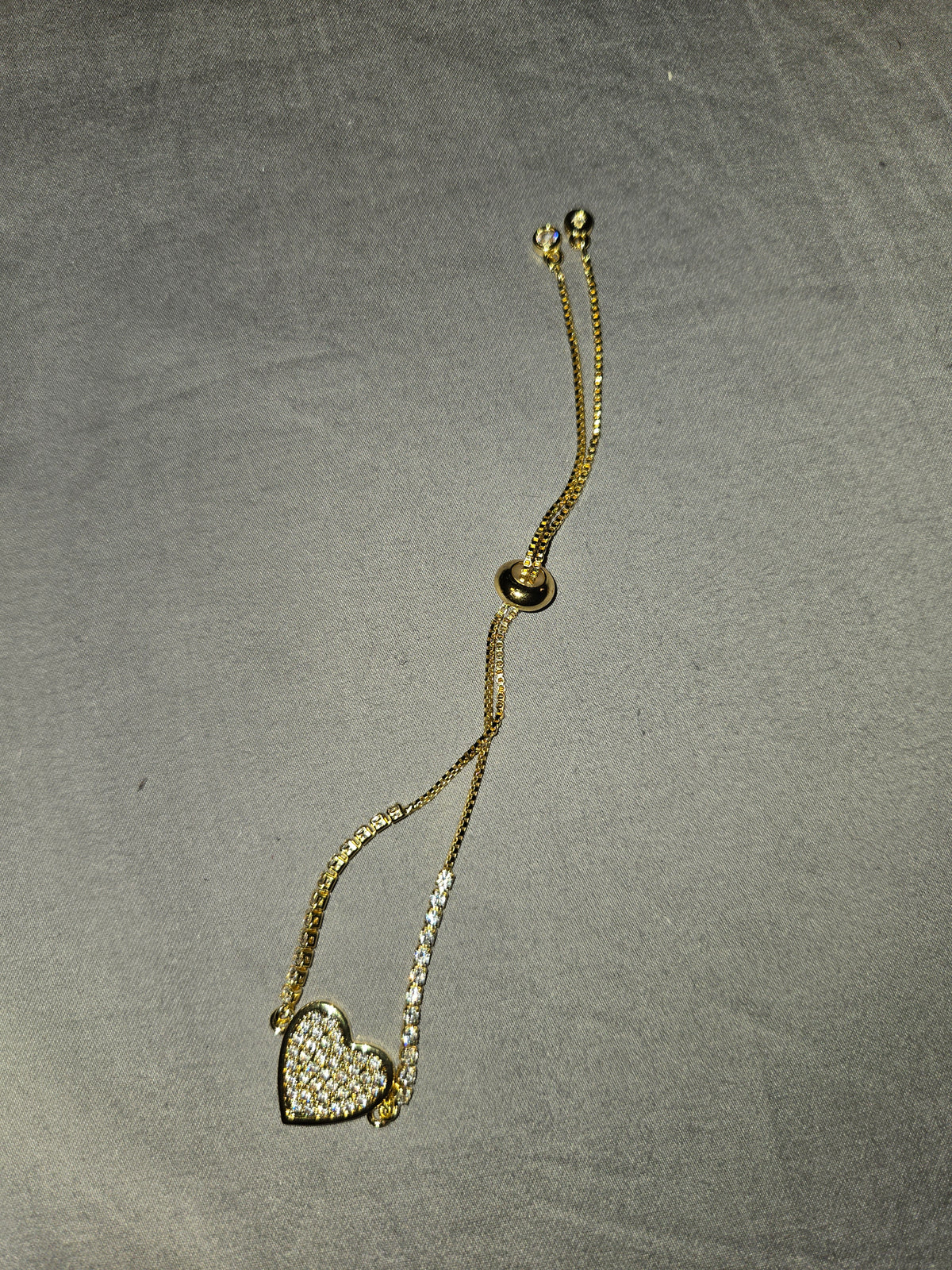 Luxe Heart Adjustable Bracelet